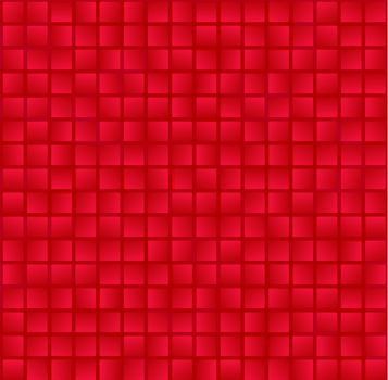 Abstract geometrical seamless pattern with rectagles. Red and pink light checked background.