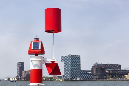 Gas and pollution detector in the port of Rotterdam in the Netherlands