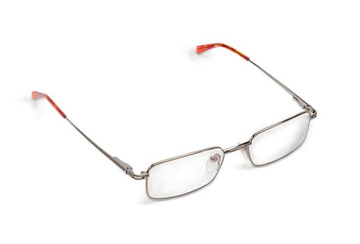 Modern classic men's eyeglasses in metal frame