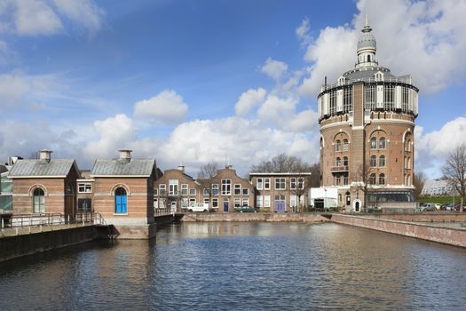 Old water tower de Esch in Rotterdam