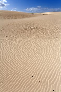 Sand dunes on Fuerteventura