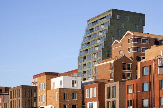 Residential district Crooswijk in Rotterdam, the Netherlands