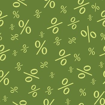 Percent seamless business background. Discount endless illustration. Economic finance promotion pattern