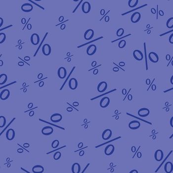 Percent seamless business background. Discount endless illustration. Economic finance promotion pattern