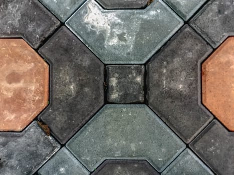 Stone pattern on the corridor