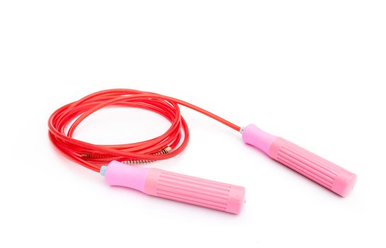 Jump Rope, skipping rope on white background