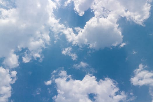 Blur clouds on the sky