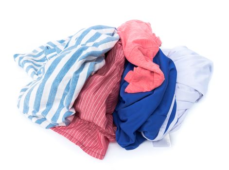 Clothes wait for clean washed