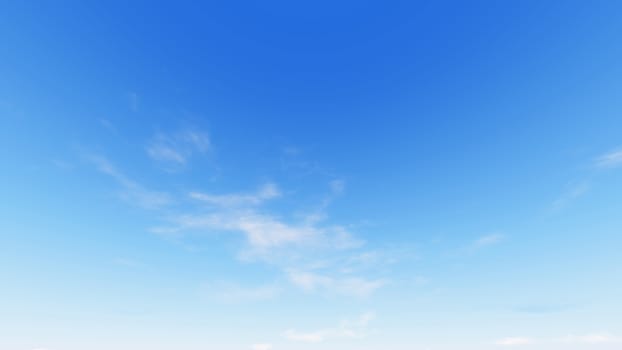 Cloudy blue sky abstract background, blue sky background with tiny clouds, 3d illustration