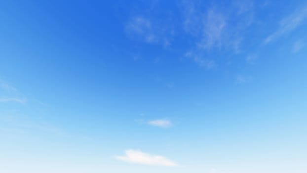 Cloudy blue sky abstract background, blue sky background with tiny clouds, 3d illustration