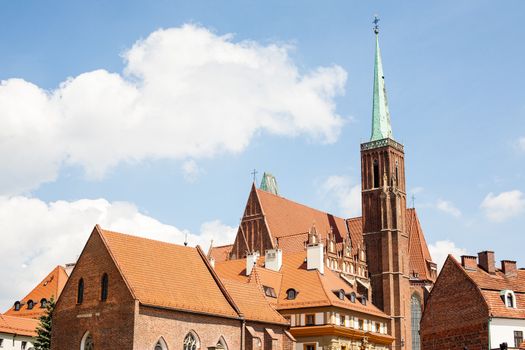 Poland Wroclaw historical parts of the city