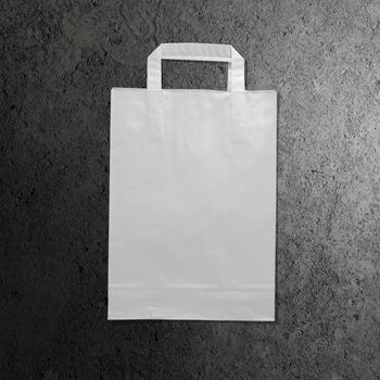 light poly bag for shopping on a dark background