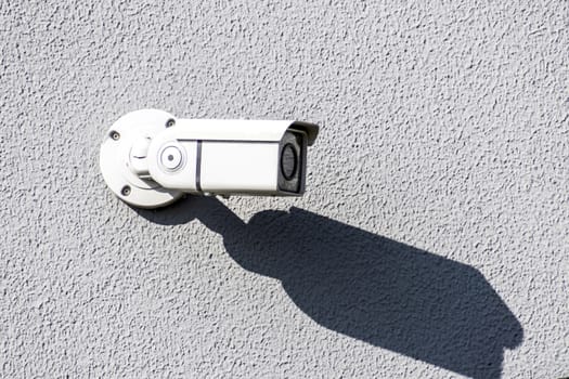 Surveillance Camera on Building