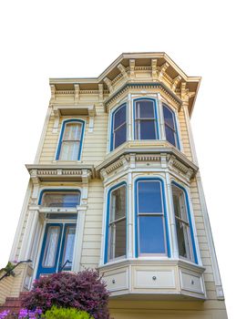 Isolated Victorian Townhouse In A USA City