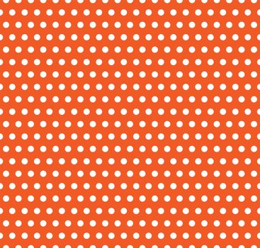 Halloween polka dot background. Orange and white light endless seamless texture. Thanksgivings day cute pattern