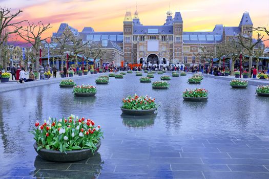 Rijksmuseum in Amsterdam the Netherlands