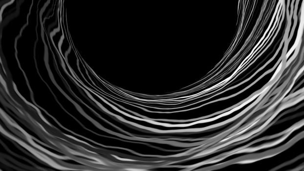 Abstract background with bend lines. 3d rendering