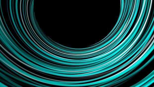 Abstract background with bend lines. 3d rendering