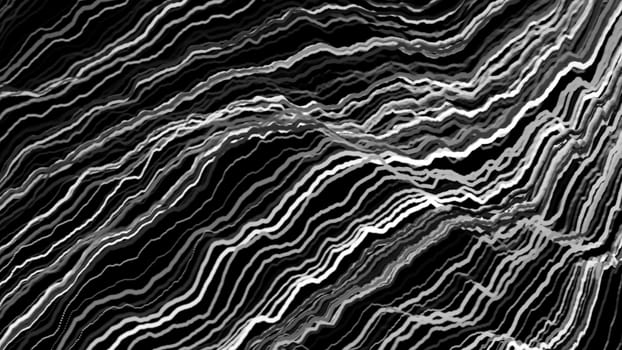 Abstract background with wave lines. 3d rendering