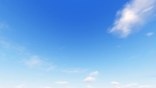 Cloudy blue sky abstract background, blue sky background with tiny clouds, 3d illustration