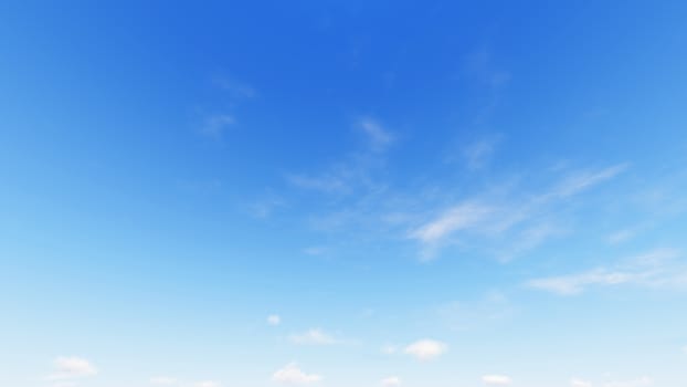 Cloudy blue sky abstract background, blue sky background with tiny clouds, 3d illustration