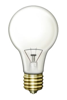 My digital illustration of a light bulb.