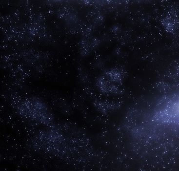 Stars and galaxy space starry sky night background. Universe filled with stars illustration.

