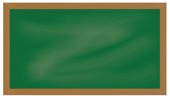 Green empty chalkboard background  illustration.