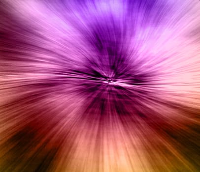 Image of Motion fast in colorful tunnel ,abstract speed toward the light.Abstract Blur Car Traffic Tunnel Background. vortex with a bright light streaks. zooming blur rotate circle pattern background