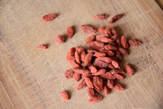 Goji berries background, beautiful banner wallpaper design illustration