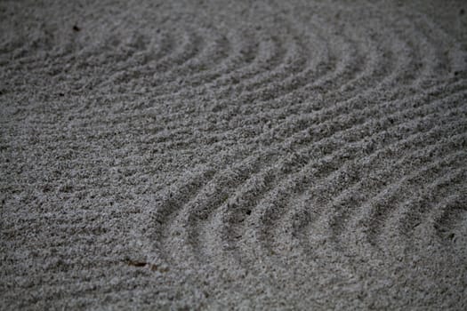 Japanese Garden and stone grey