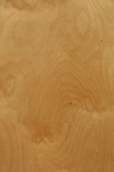 Rough unpainted beige plywood wood grain background texture close up