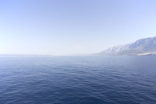 Boat trip in Croatia and sea view