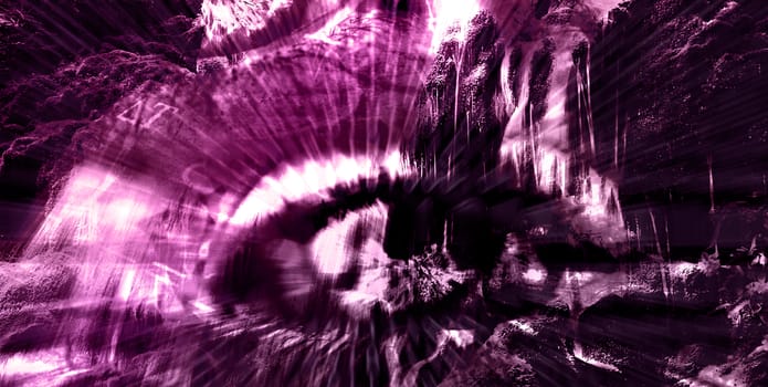 Human eye abstract background