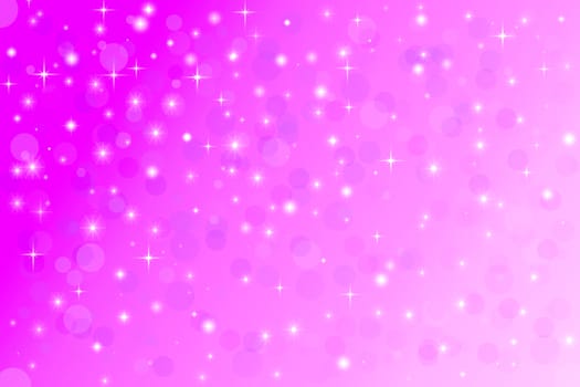 star and bokeh, abstract background, beautiful banner wallpaper design illustration 