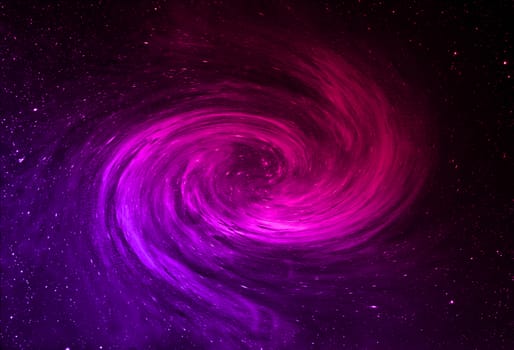 abstract galaxy swirl in deep space. beautiful banner wallpaper design illustration 