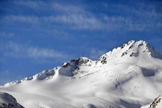 Russia. Caucasus. View on Elbrus Mount - the highest point of Europe