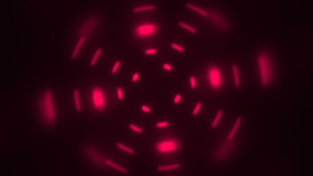 Abstract background with colorful Spectrum lights Concert Spot Bulb. 3d rendering