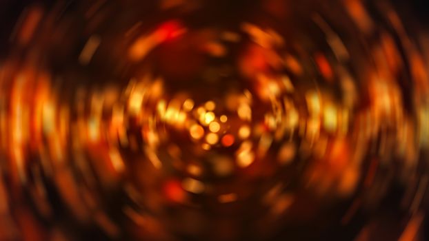Radial gold blur background. Digital illustration. 3d rendering