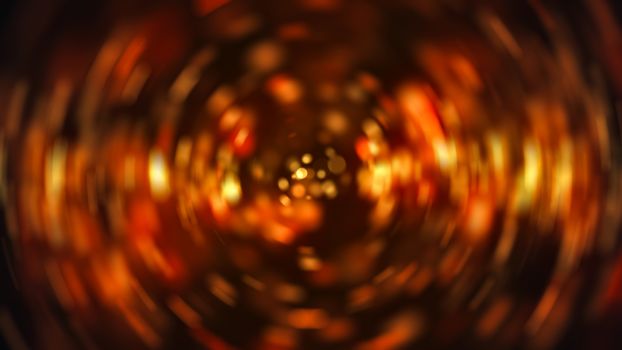 Radial gold blur background. Digital illustration. 3d rendering