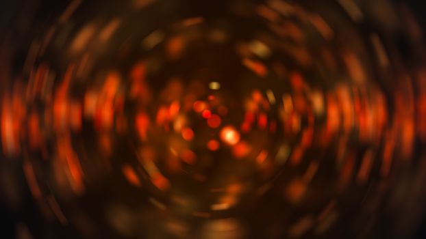 Radial gold blur background. Digital illustration. 3d rendering