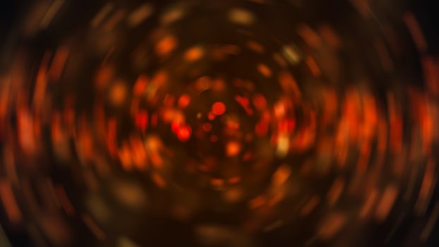 Radial gold blur background. Digital illustration. 3d rendering