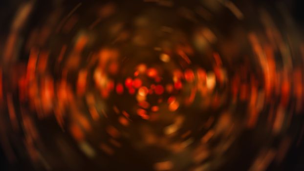 Radial gold blur background. Digital illustration. 3d rendering
