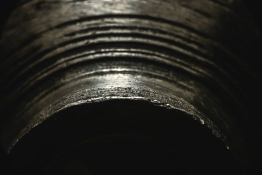 Closeup metal wheels for welding of different thickness and diameter. Selective focus