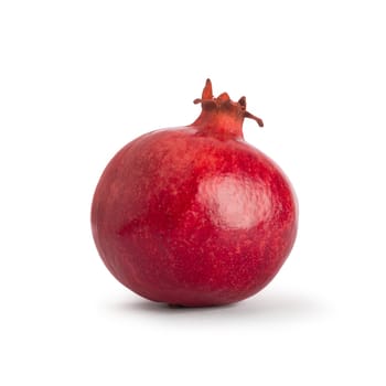 Pomegranate. Fresh raw fruit isolated on white background. With clipping path