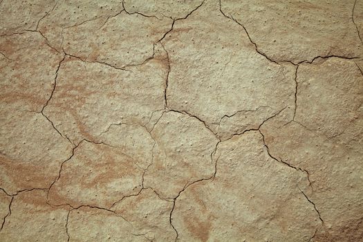Close-up of earth cracked because of drought