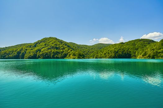 One of the Lakes in Plitvice National Park, Croatia