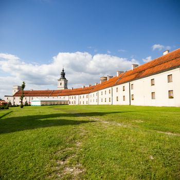 historic architecture of the building on a bright sunny day