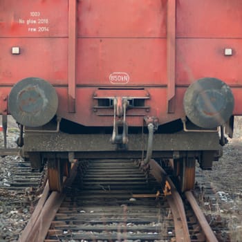 view of the railway track on a sunny day