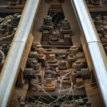view of the railway track on a sunny day